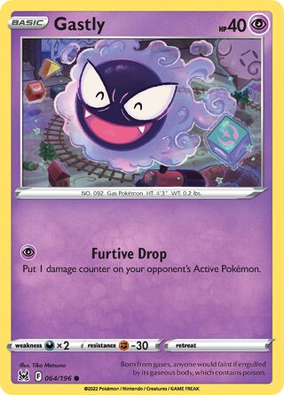 Gastly 64/217 from Lost Origin