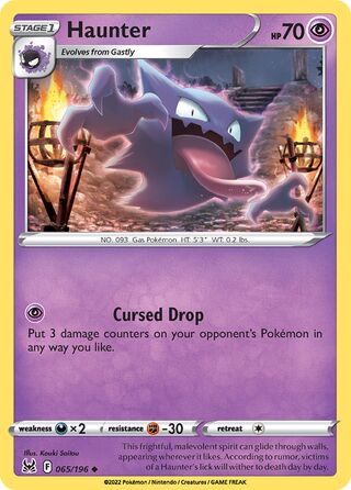 Haunter 65/217 from Lost Origin