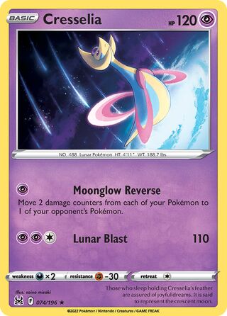 Cresselia 74/217 from Lost Origin
