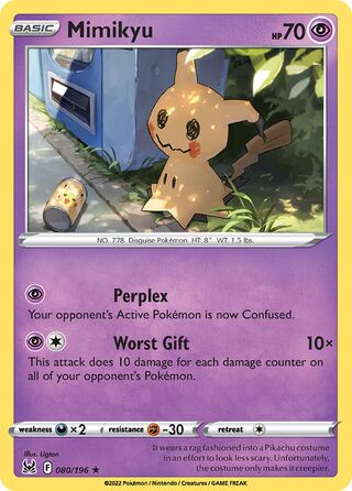 Mimikyu 80/217 from Lost Origin