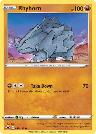 Rhyhorn 89/217 from Lost Origin
