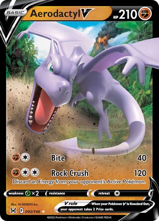 Aerodactyl V 92/217 from Lost Origin