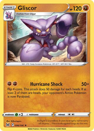 Gliscor 96/217 from Lost Origin