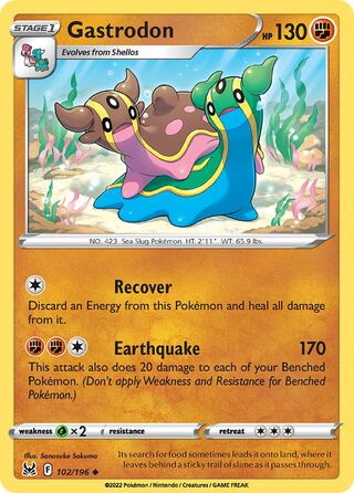 Gastrodon 102/217 from Lost Origin