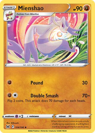 Mienshao 104/217 from Lost Origin