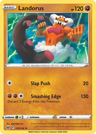 Landorus 105/217 from Lost Origin