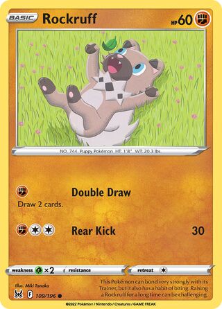 Rockruff 109/217 from Lost Origin