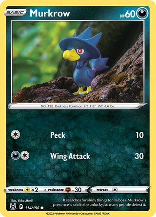 Murkrow 114/217 from Lost Origin