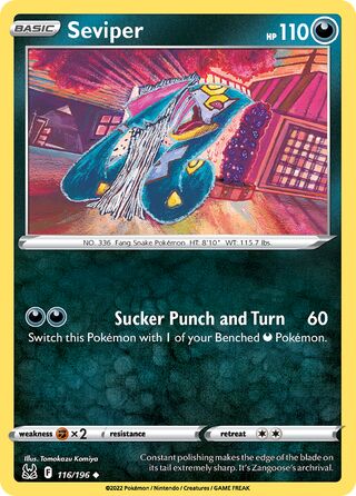 Seviper 116/217 from Lost Origin
