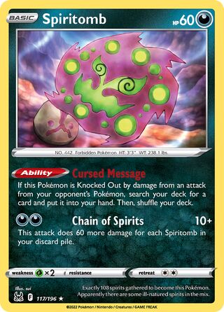 Spiritomb 117/217 from Lost Origin