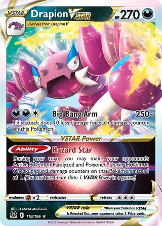 Drapion VSTAR 119/217 from Lost Origin