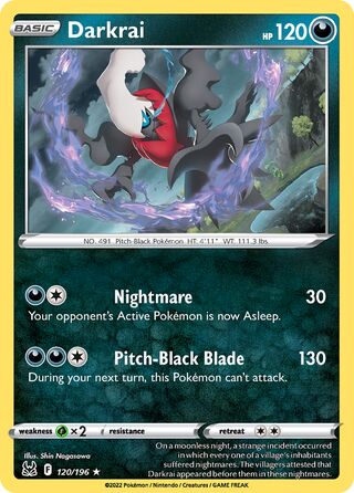 Darkrai 120/217 from Lost Origin