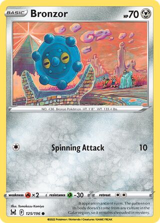 Bronzor 125/217 from Lost Origin