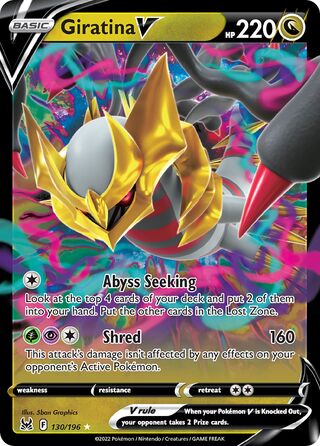 Giratina V 130/217 from Lost Origin