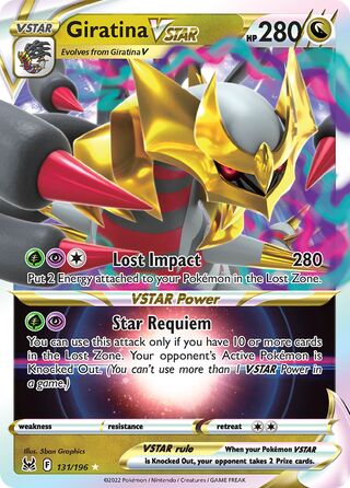 Giratina VSTAR 131/217 from Lost Origin