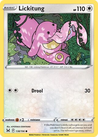 Lickitung 138/217 from Lost Origin