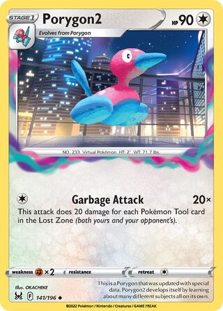 Porygon2 141/217 from Lost Origin