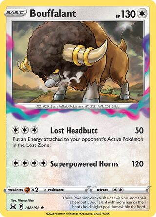 Bouffalant 148/217 from Lost Origin