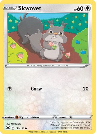Skwovet 150/217 from Lost Origin