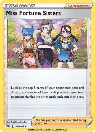 Miss Fortune Sisters 164/217 from Lost Origin