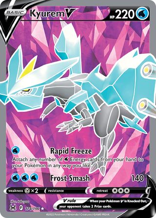 Kyurem V 174/217 from Lost Origin
