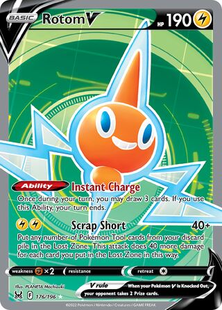Rotom V 176/217 from Lost Origin