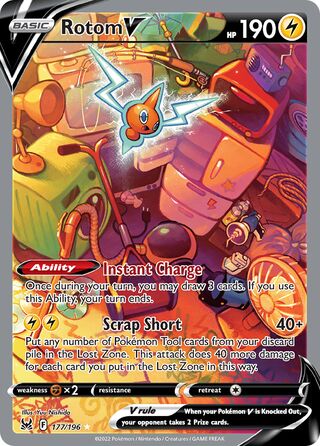 Rotom V 177/217 from Lost Origin
