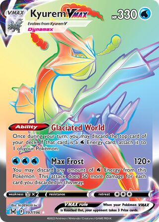 Kyurem VMAX 197/217 from Lost Origin