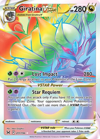 Giratina VSTAR 201/217 from Lost Origin