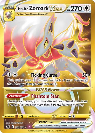 Hisuian Zoroark VSTAR 213/217 from Lost Origin
