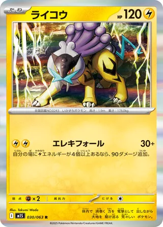Raikou 30/92 from Mega Symphonia