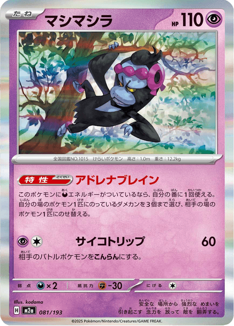 Munkidori 81/250 from Mega Dream ex
