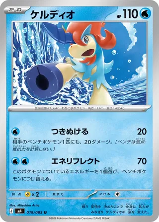 Keldeo 19/120 from Ninja Spinner