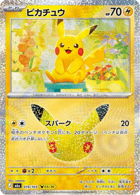 Pikachu 19/143 from 30th Celebration