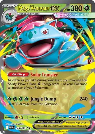 Mega Venusaur ex 3/188 from Mega Evolution