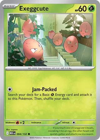 Exeggcute 4/188 from Mega Evolution
