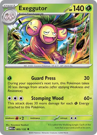 Exeggutor 5/188 from Mega Evolution