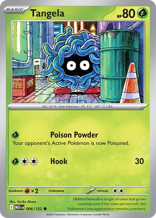 Tangela 6/188 from Mega Evolution