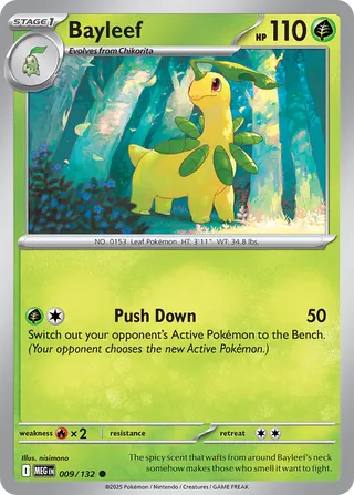 Bayleef 9/188 from Mega Evolution