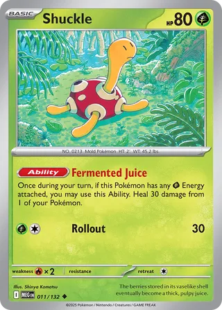 Shuckle 11/188 from Mega Evolution