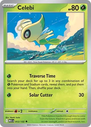 Celebi 12/188 from Mega Evolution