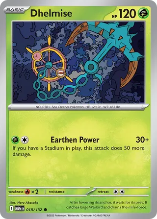 Dhelmise 18/188 from Mega Evolution