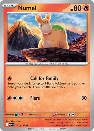 Numel 21/188 from Mega Evolution