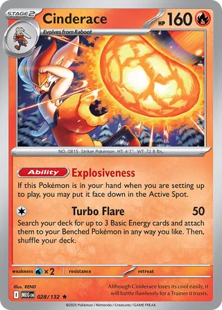 Cinderace 28/188 from Mega Evolution
