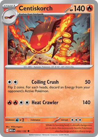 Centiskorch 30/188 from Mega Evolution