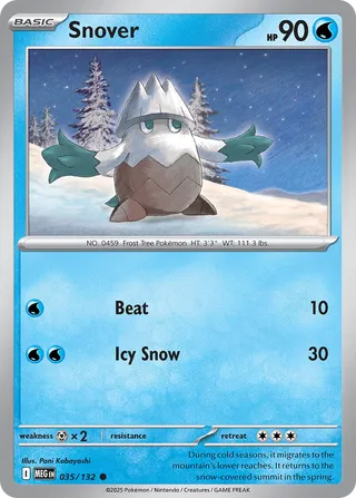 Snover 35/188 from Mega Evolution
