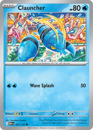 Clauncher 37/188 from Mega Evolution