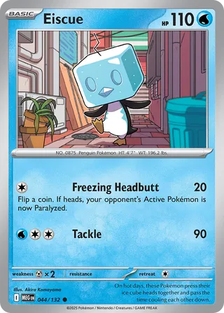 Eiscue 44/188 from Mega Evolution