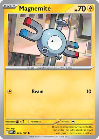 Magnemite 45/188 from Mega Evolution