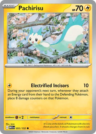 Pachirisu 51/188 from Mega Evolution